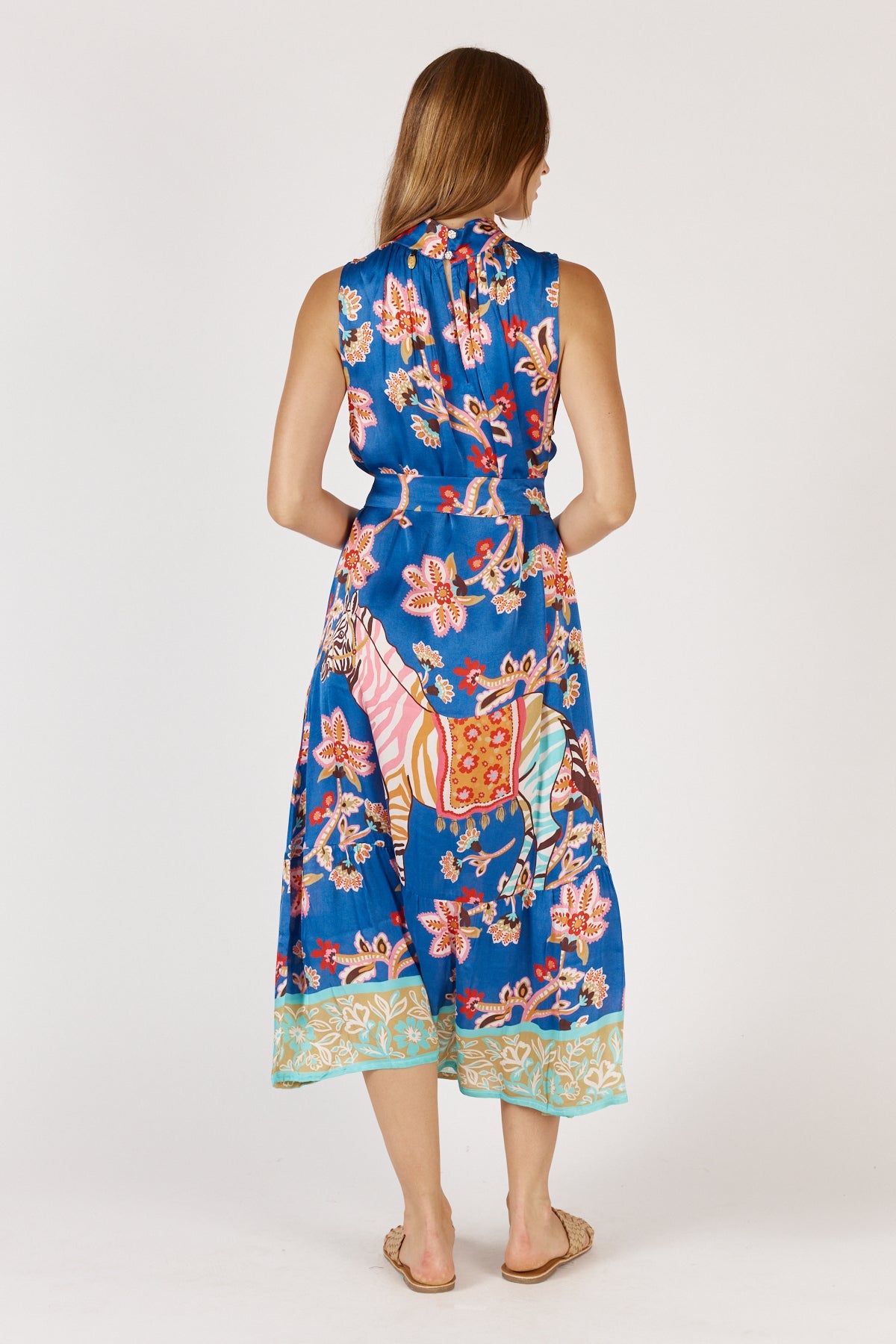 Rubyyaya Tango Halter Print (Tan)