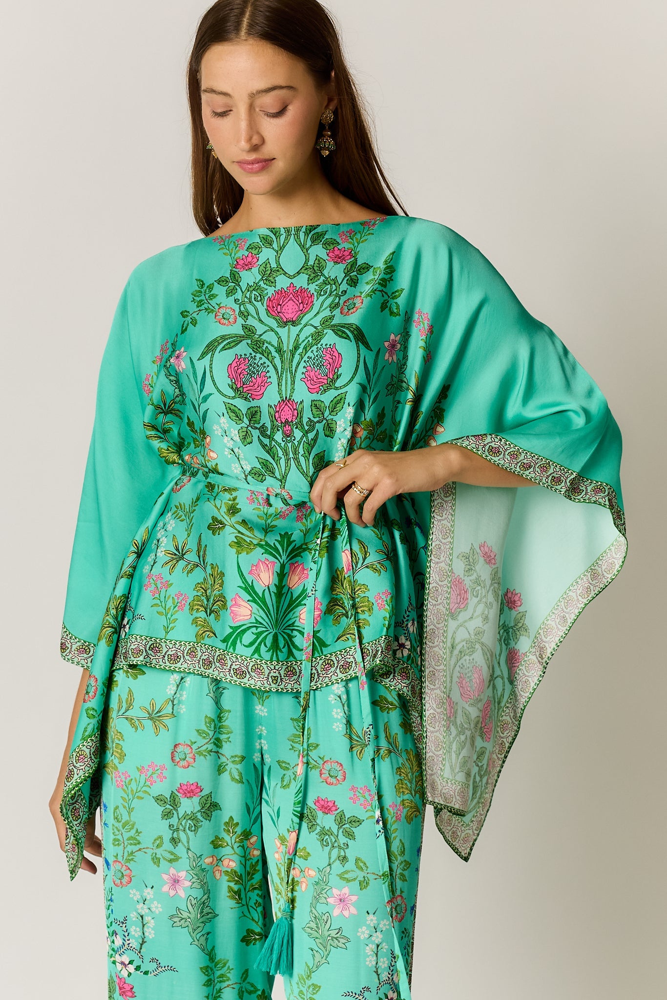 PRE SALE | Rubyyaya Tatiana Poncho (Green)