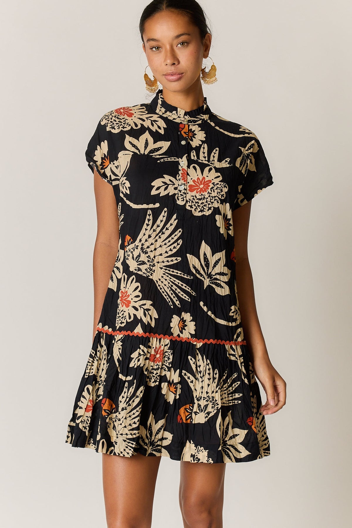 Image of Dresses. Product name - Rubyyaya Tucan Mini Black in Black colour by brand - Rubyyaya