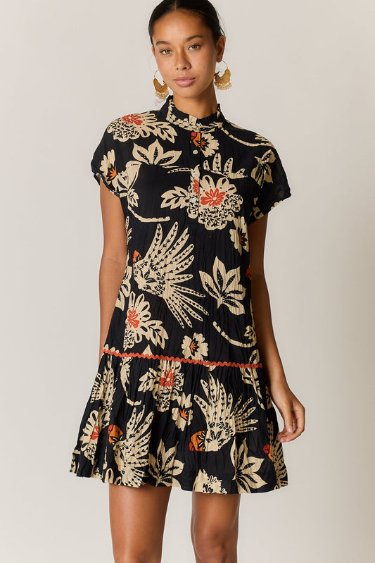 Image of Dresses. Product name - Rubyyaya Tucan Mini Black in Black colour by brand - Rubyyaya