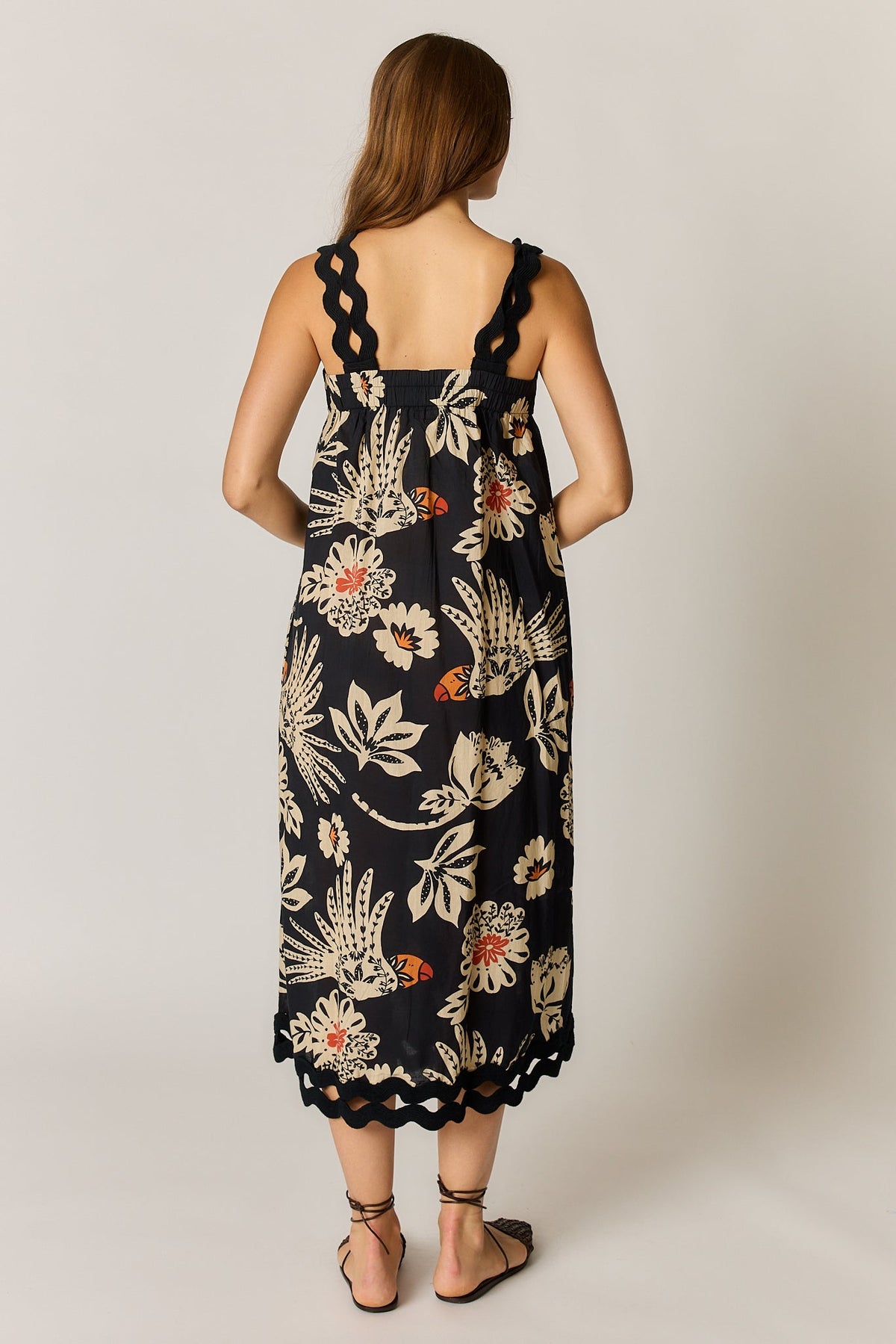 Rubyyaya Tucan Strap Midi (Black)