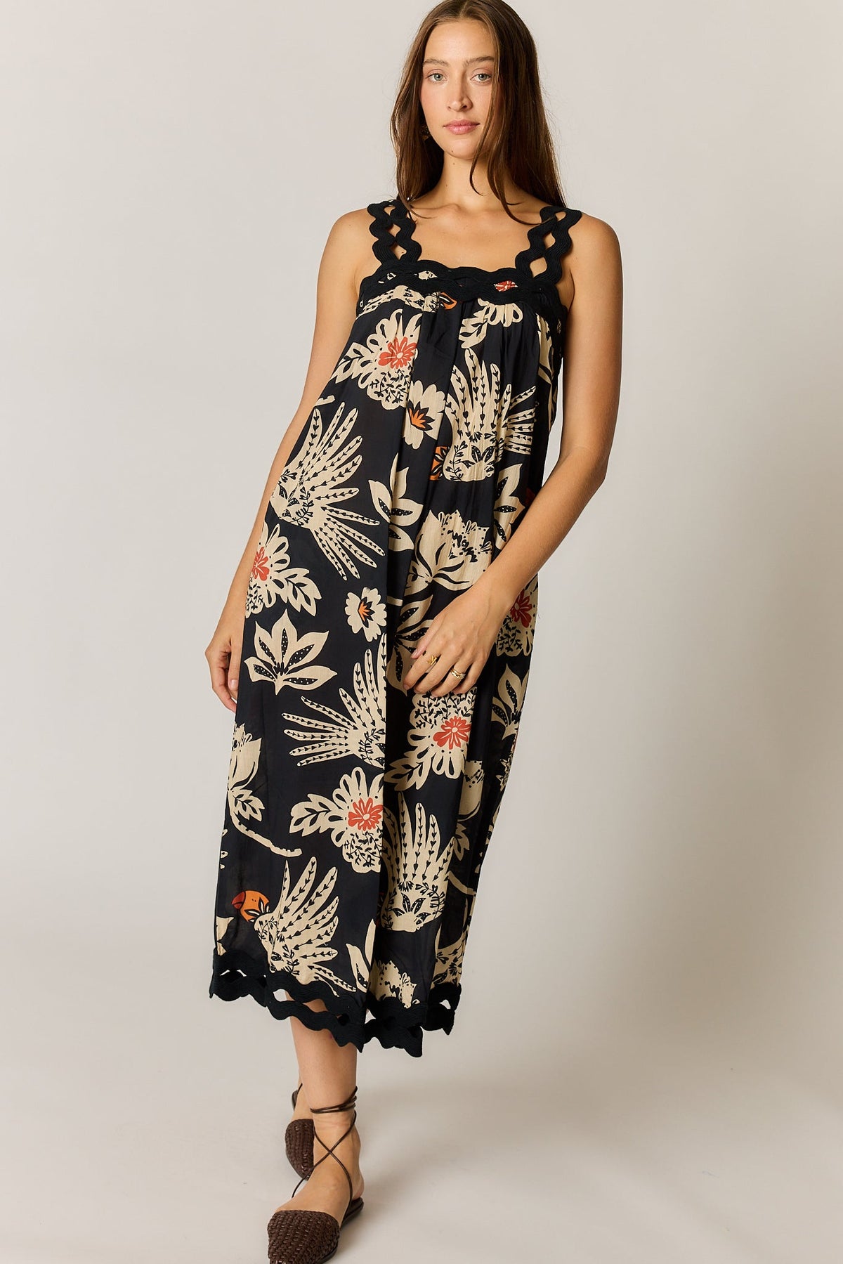 Rubyyaya Tucan Strap Midi (Black)