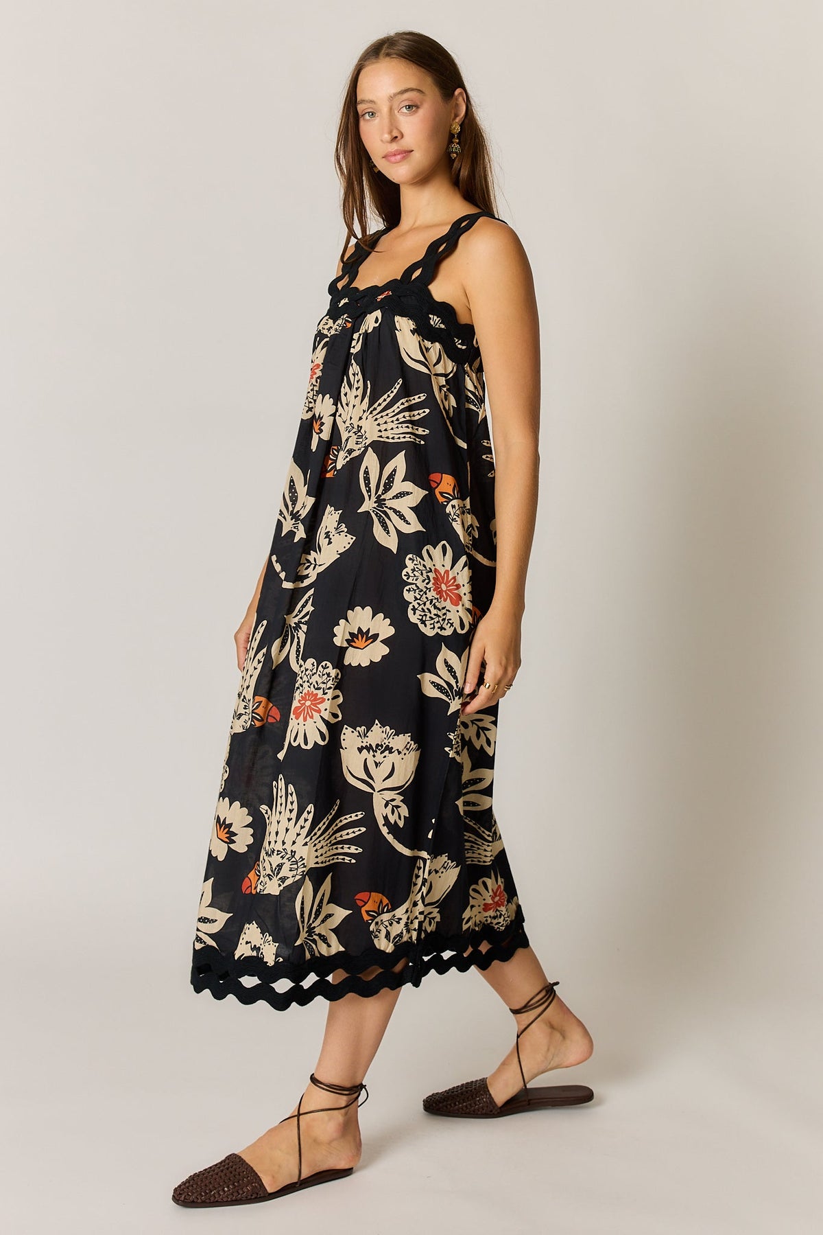 Rubyyaya Tucan Strap Midi (Black)