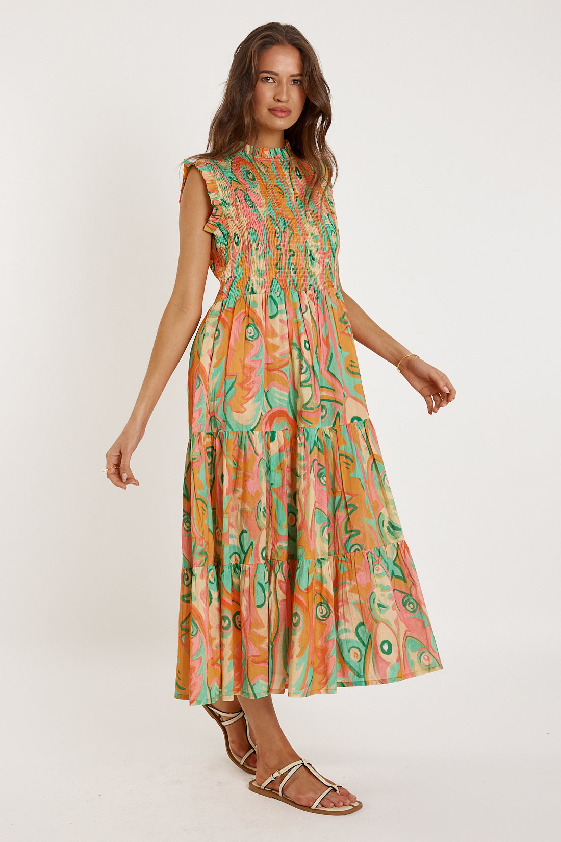 Image of Dresses. Productname: Rubyyaya Upstream Maxi Print in Print colour by brand - Rubyyaya