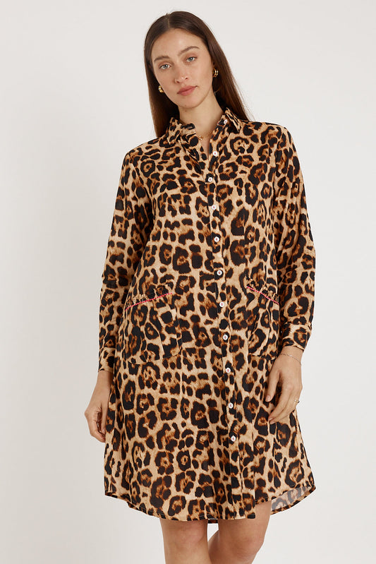 Image of Dresses. Productname: Rubyyaya Wild Shirtmaker Print in Print colour by brand - Rubyyaya