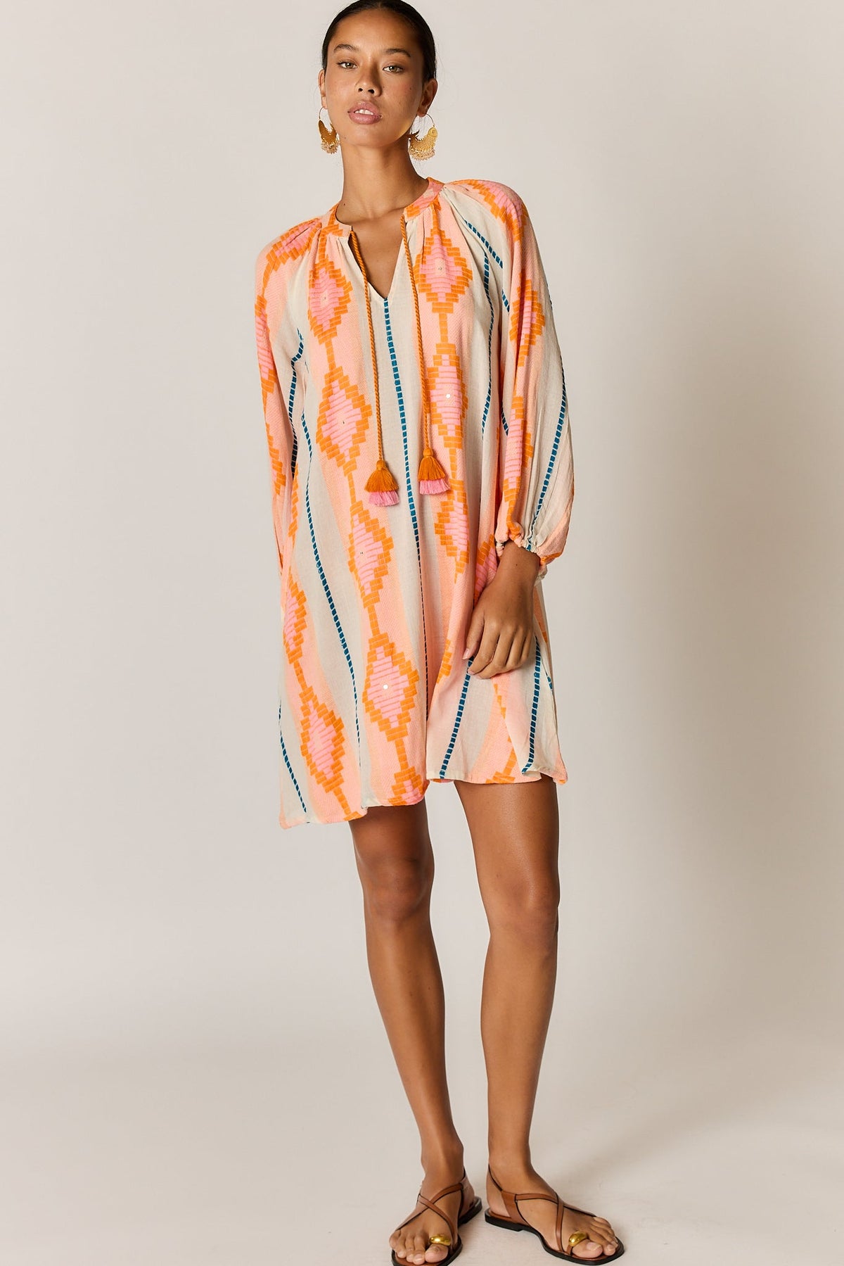 PRE SALE | Rubyyaya Zeinert Tunic Dress (Orange)