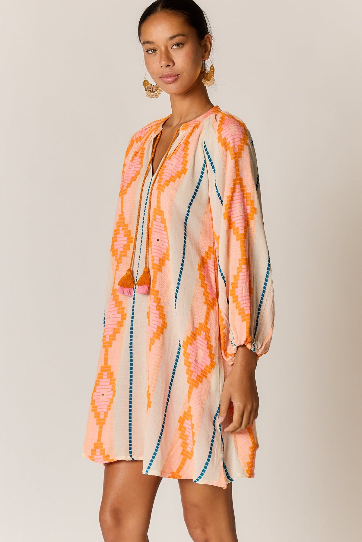 PRE SALE | Rubyyaya Zeinert Tunic Dress (Orange)