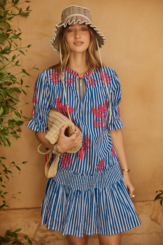 Image of Dresses. Productname: Rubyyaya Antibes Dress Blue in Blue colour by brand - Rubyyaya