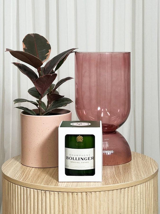 Image of Decor. Product name - Sabrage Champagne Candle Bollinger in Bollinger colour by brand - Cedargris