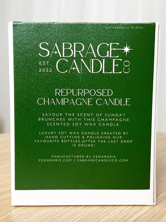 Cedargris Sabrage Champagne Candle (Bollinger)