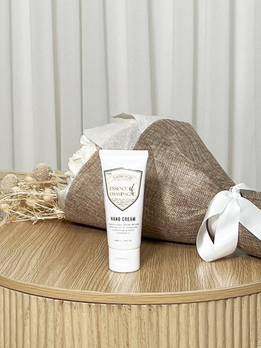 Image of Accessories. Product name - Sabrage Hand Cream Essence Of Champagne in Cream colour by brand - Cedargris