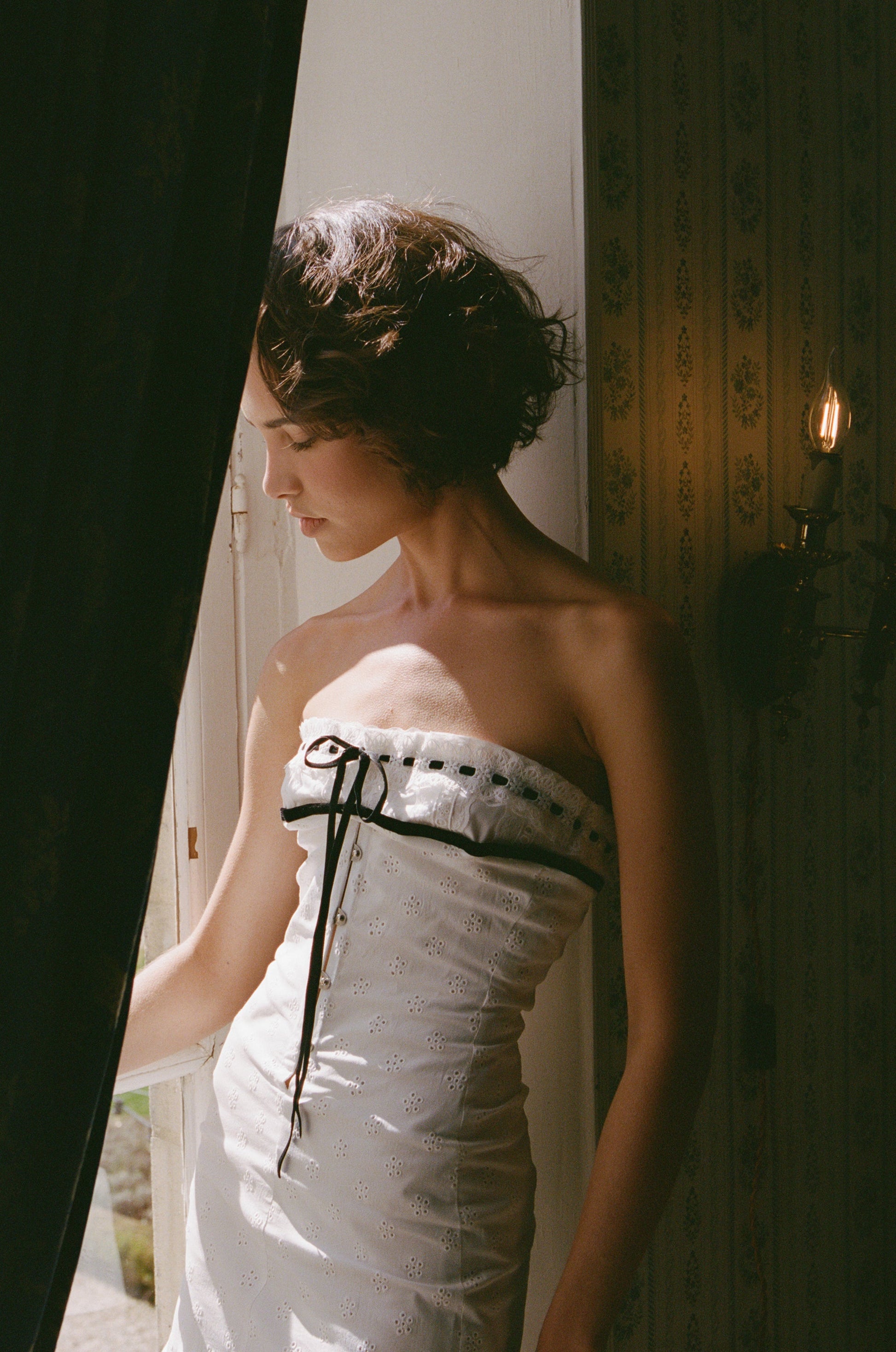Image of Dresses. Product name - Sabrin Dress in White colour by brand - With Jéan