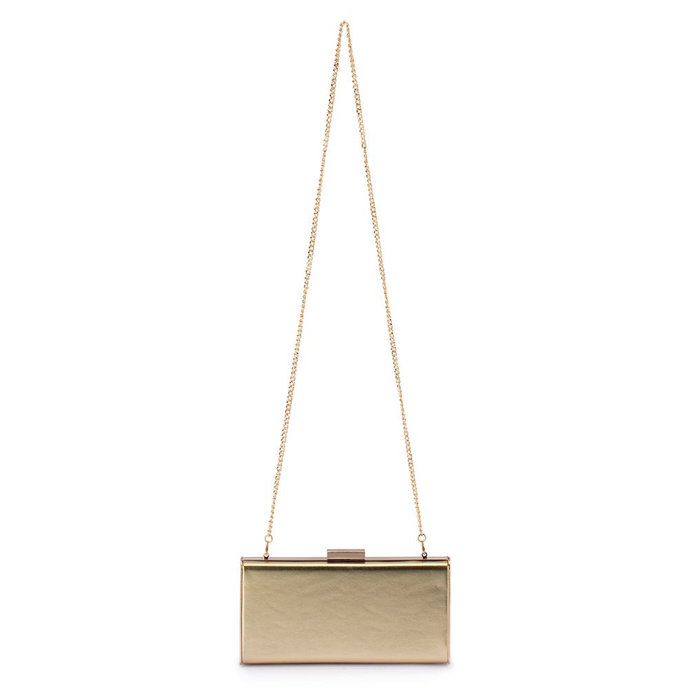 Olga Berg SAMANTHA Slimline Clutch (Gold)