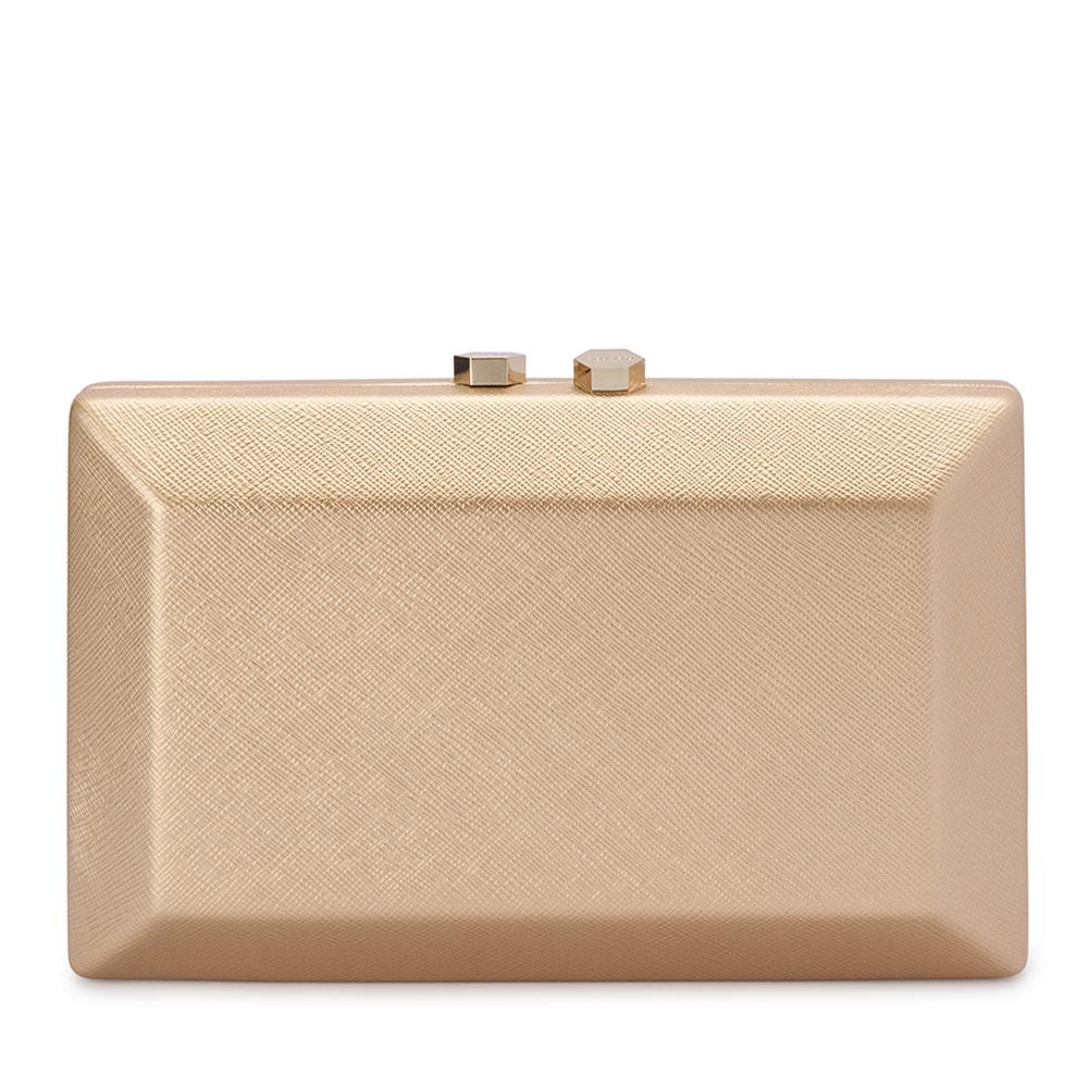 Olga Berg SASCHA Personalise Me Clutch (Gold)