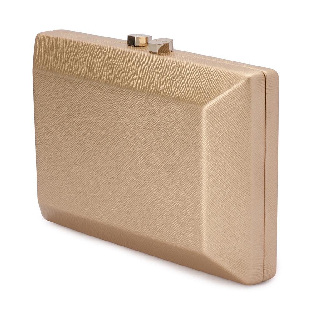 Olga Berg SASCHA Personalise Me Clutch (Gold)