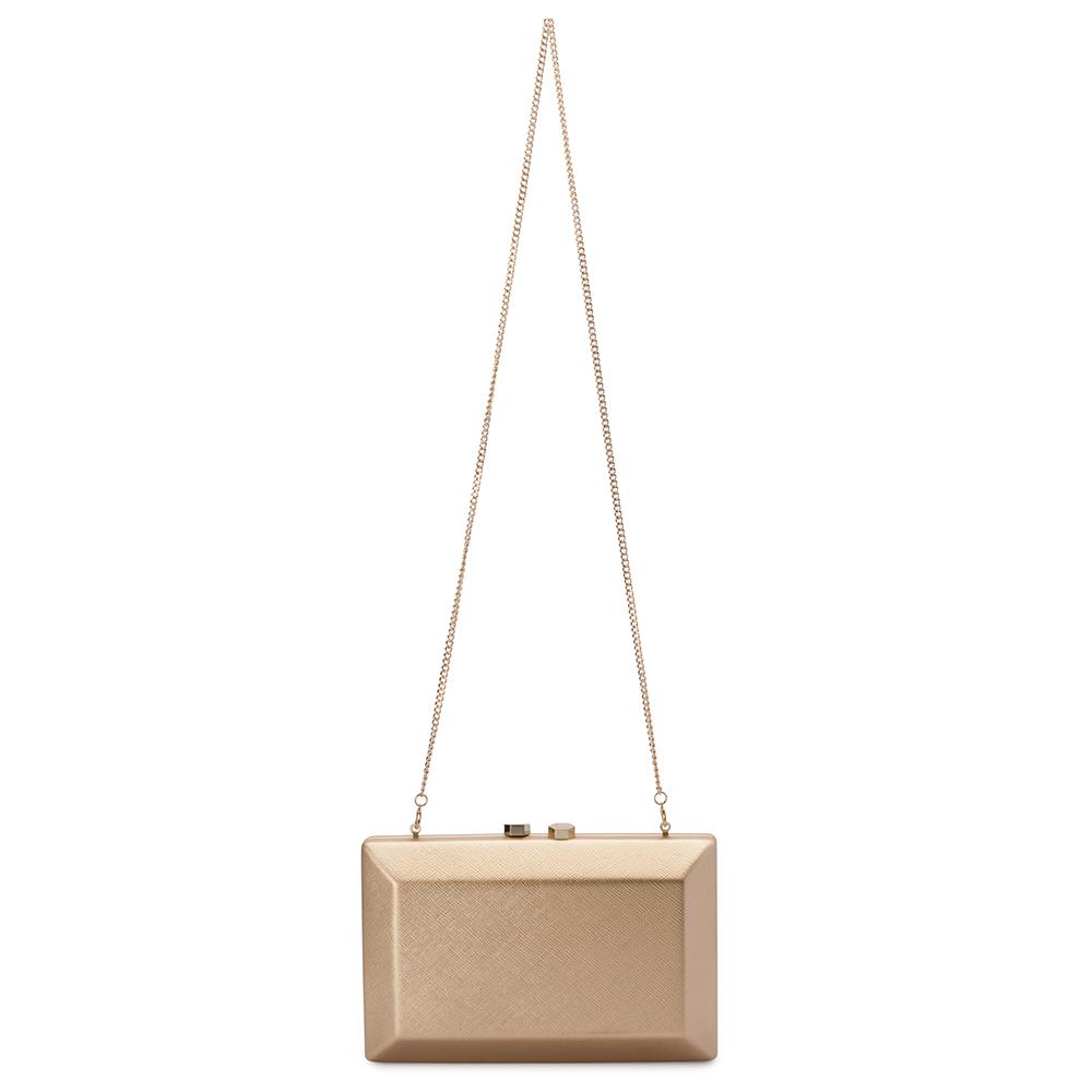 Olga Berg SASCHA Personalise Me Clutch (Gold)