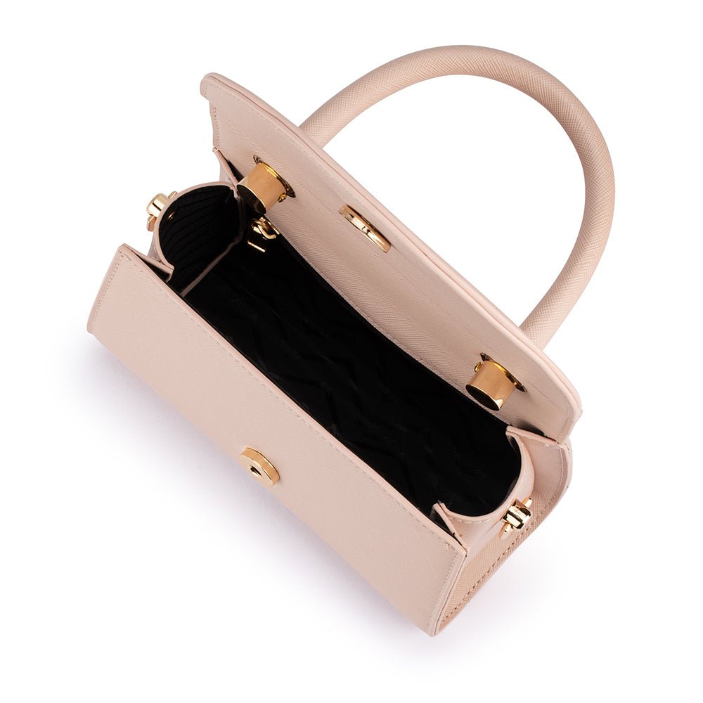 Olga Berg SASHA Top Handle Bag (Blush)