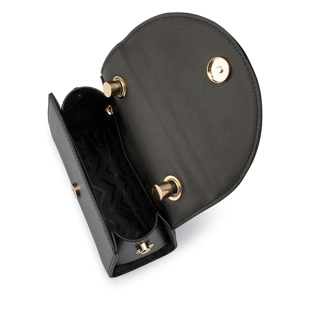Olga Berg SASHA Top Handle Bag (Black)