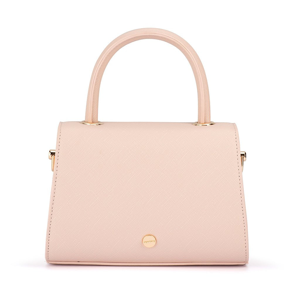 Olga Berg SASHA Top Handle Bag (Blush)