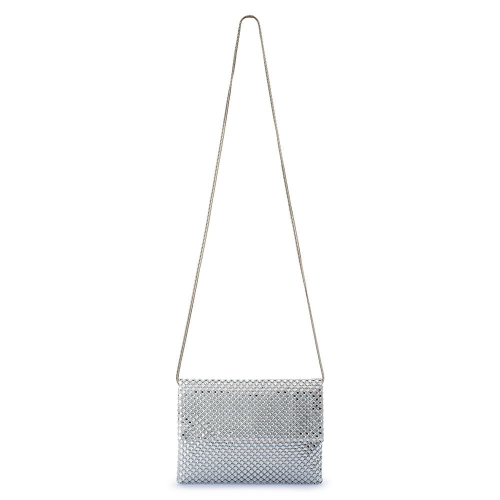 Olga Berg SCARLETT Crystal Clutch (Scarlet)