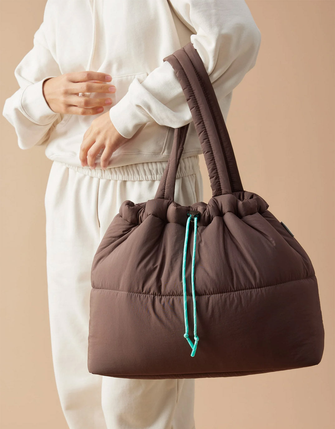 Supply Scrunch Base (Chocolate/Turquoise)
