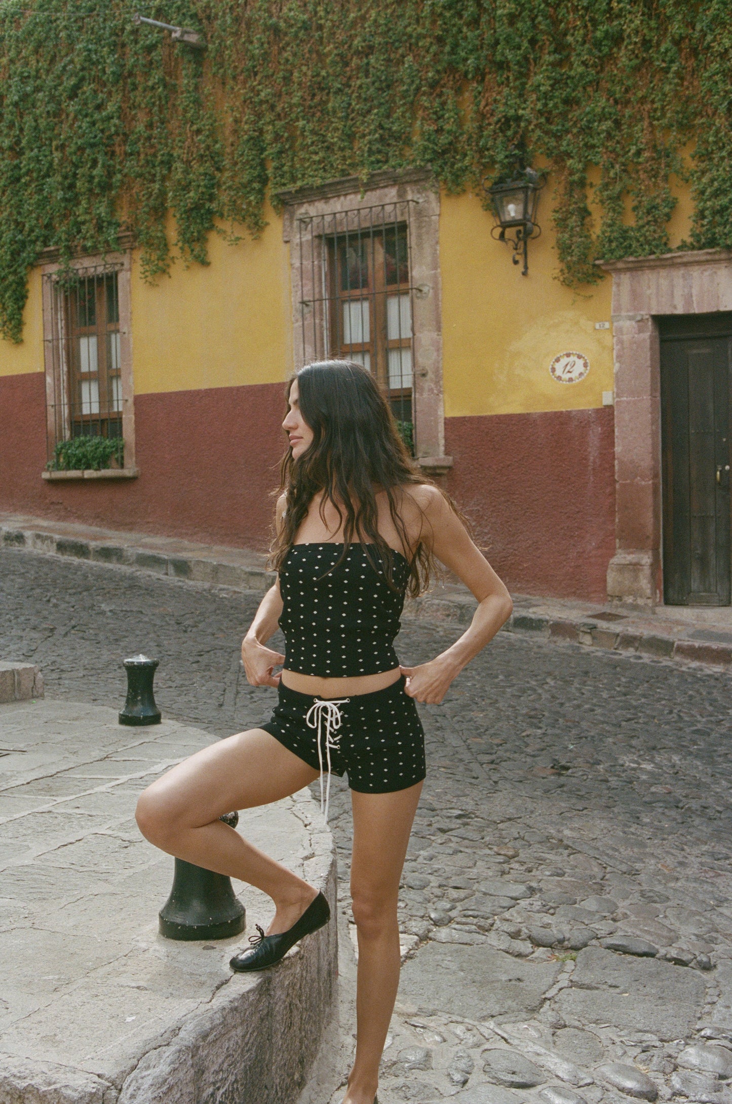 Selma Top (Polka Dot)