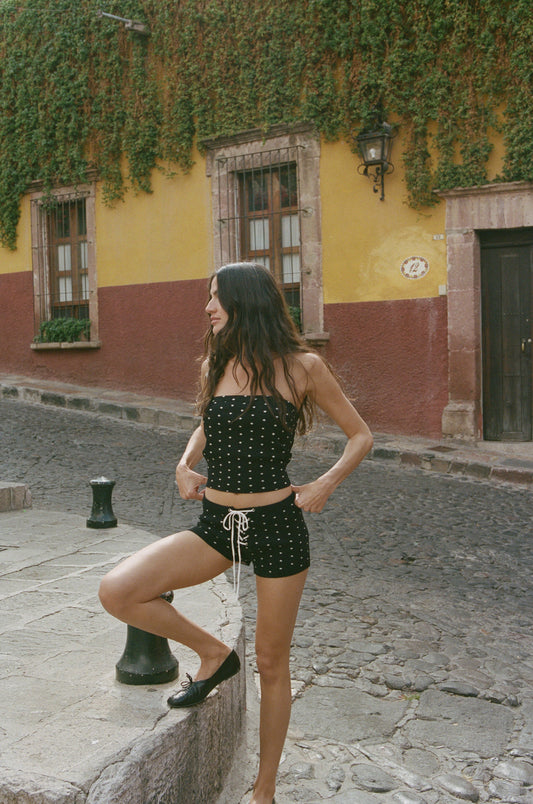 Selma Top (Polka Dot)