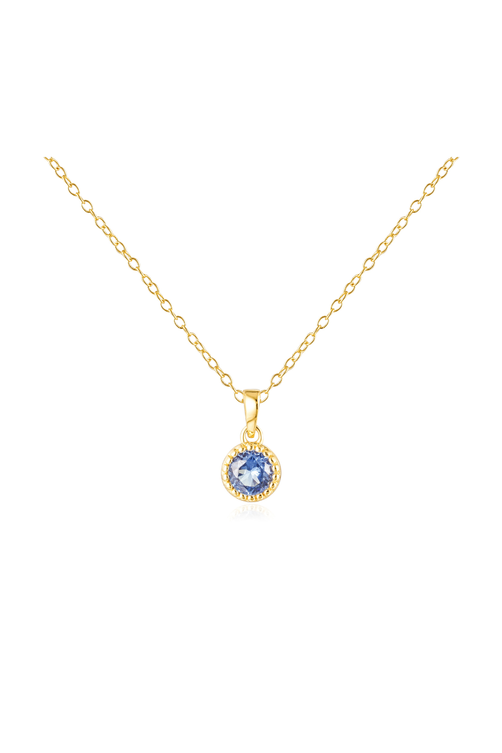 Image of Necklaces. Productname: Jewel Citizen | Birthstone Necklace | September in Stone colour by brand - Jewel Citizen