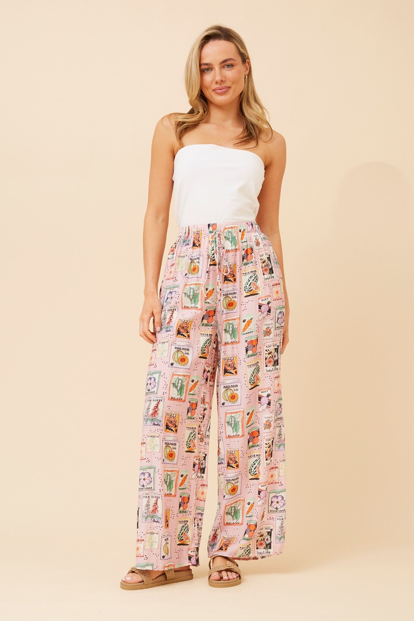NEVELLE WANDERLUST PRINT TWO-PIECE SET (Pink)