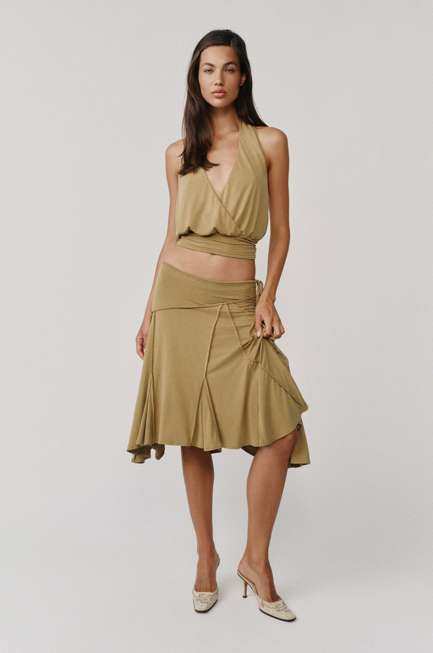 Sharni Skirt (Olive)