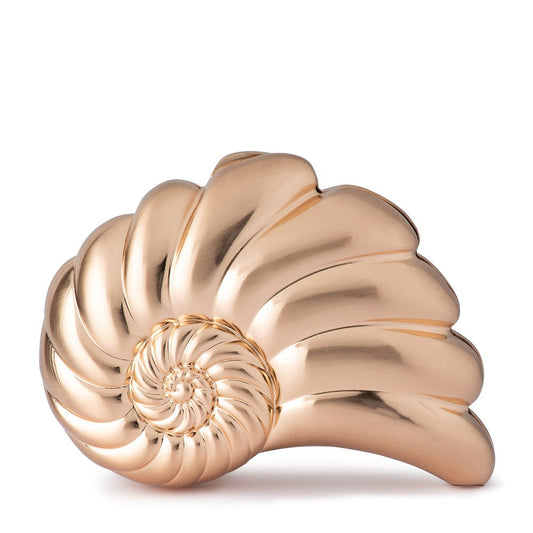 Olga Berg SHELLA Hardcase Clutch (Gold)