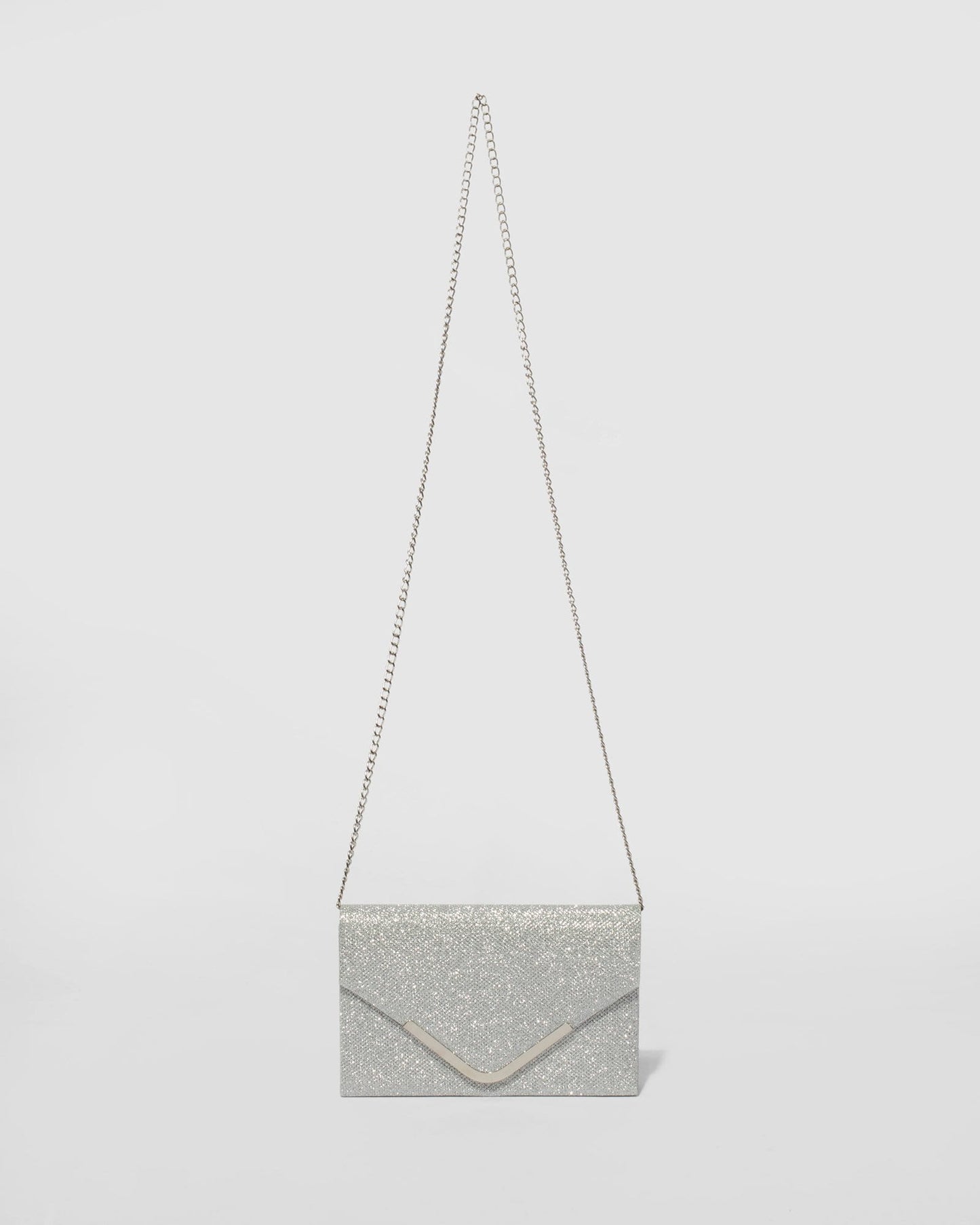 Colette by Colette Hayman Lila Envelope Clutch Bag (Silver)