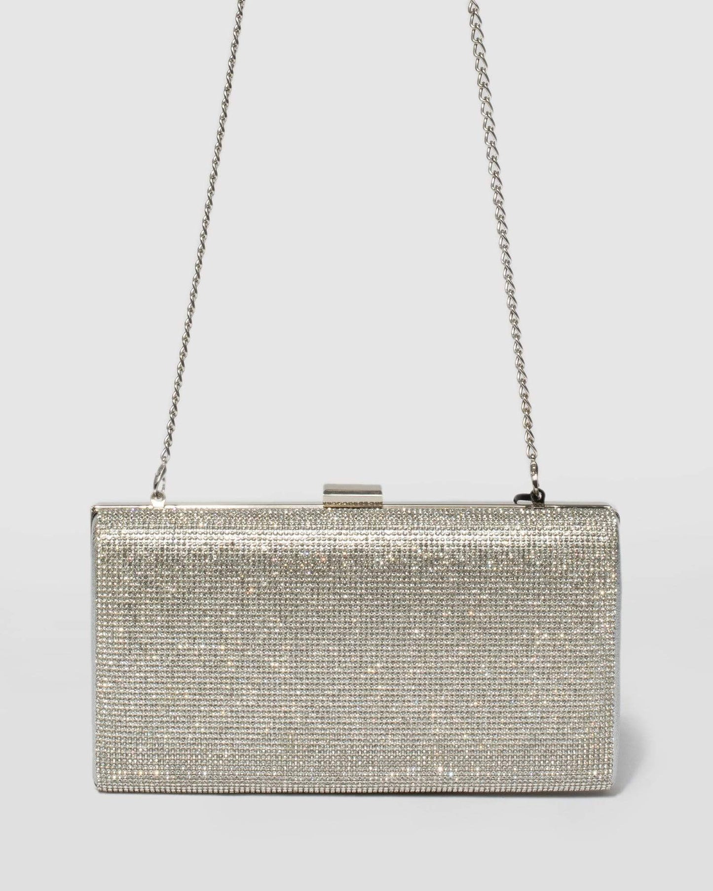 Colette by Colette Hayman Margot Hardcase Clutch Bag (Silver)