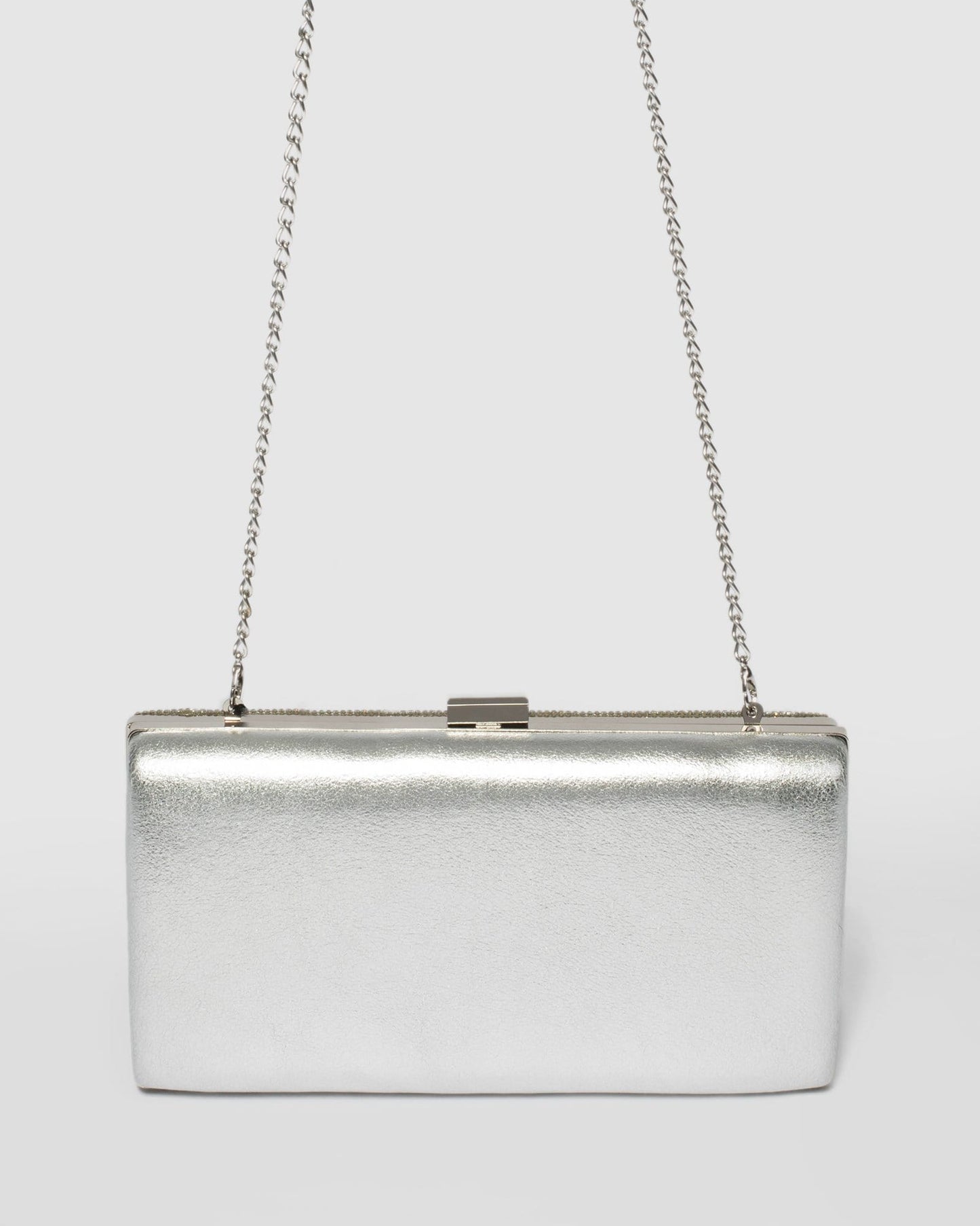 Colette by Colette Hayman Margot Hardcase Clutch Bag (Silver)