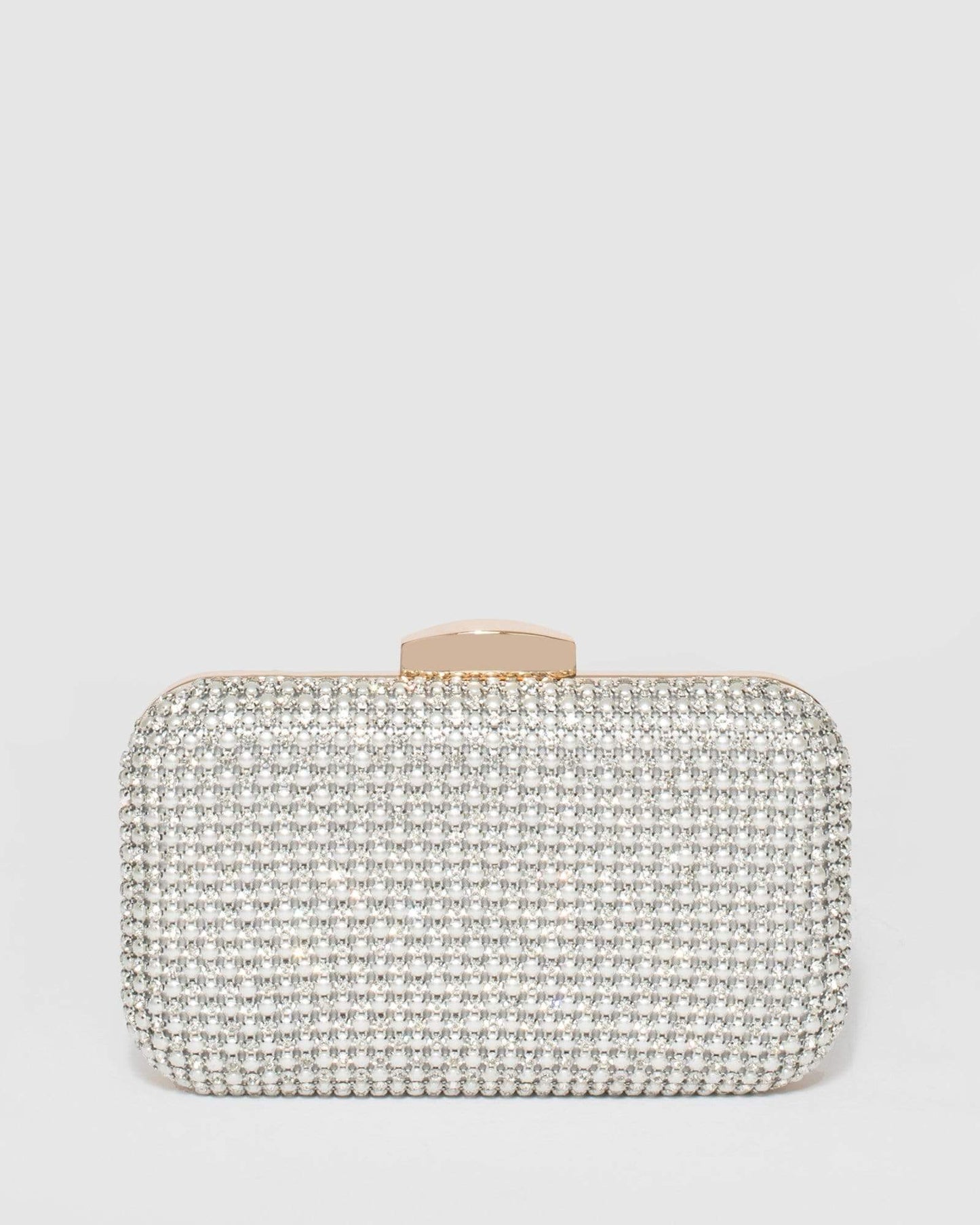 Colette by Colette Hayman Penelope Hardcase Clutch Bag (Silver)