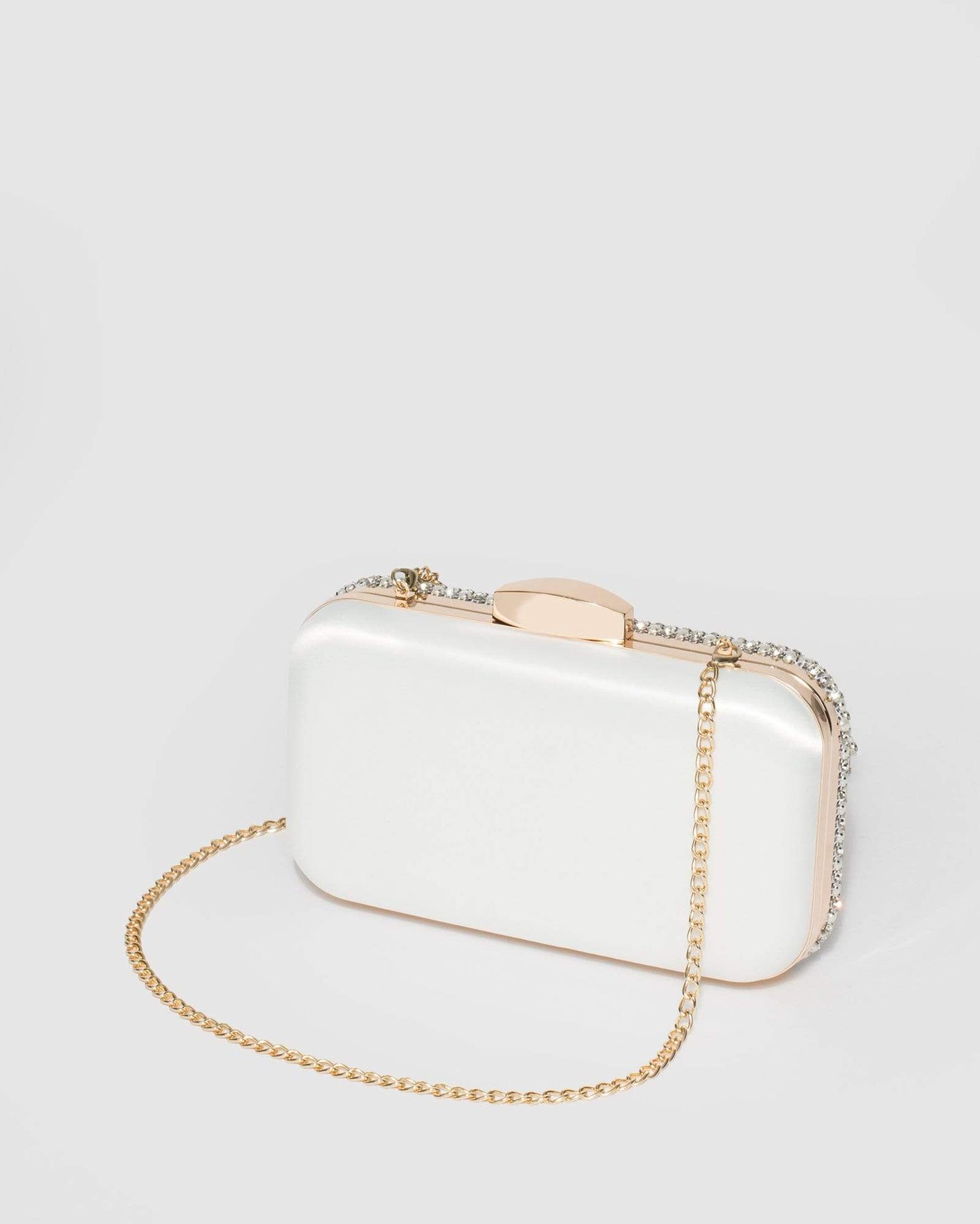 Colette by Colette Hayman Penelope Hardcase Clutch Bag (Silver)