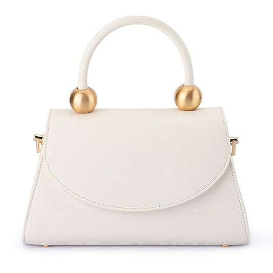 Olga Berg SIREN Top Handle Bag (White)