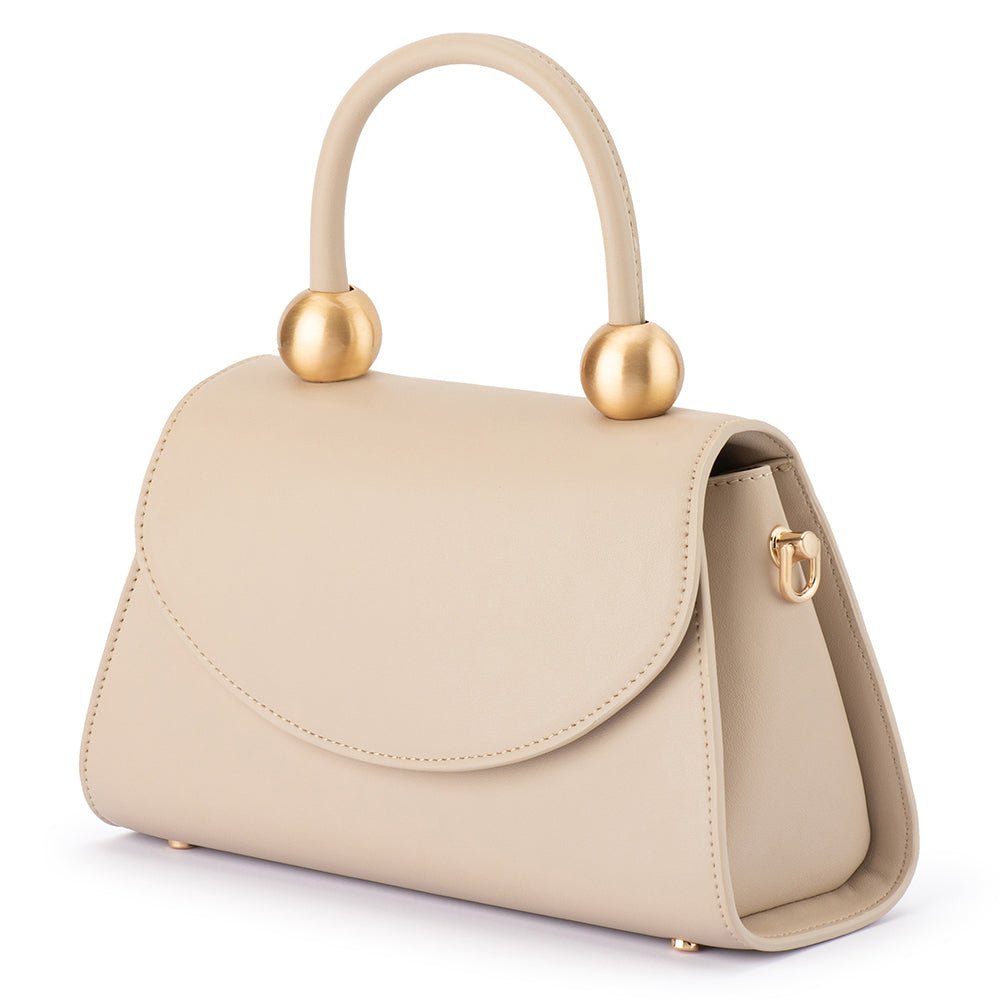 Olga Berg SIREN Top Handle Bag (Natural)