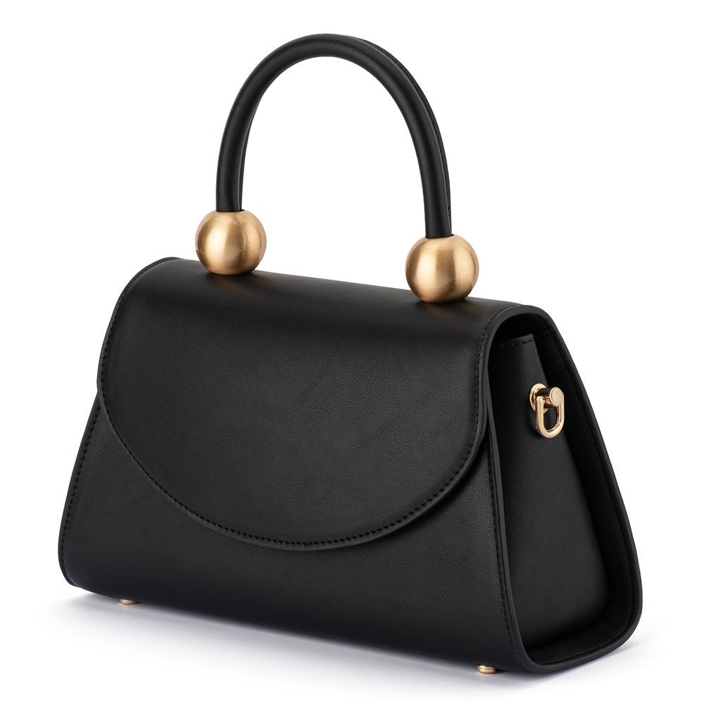 Olga Berg SIREN Top Handle Bag (Black)