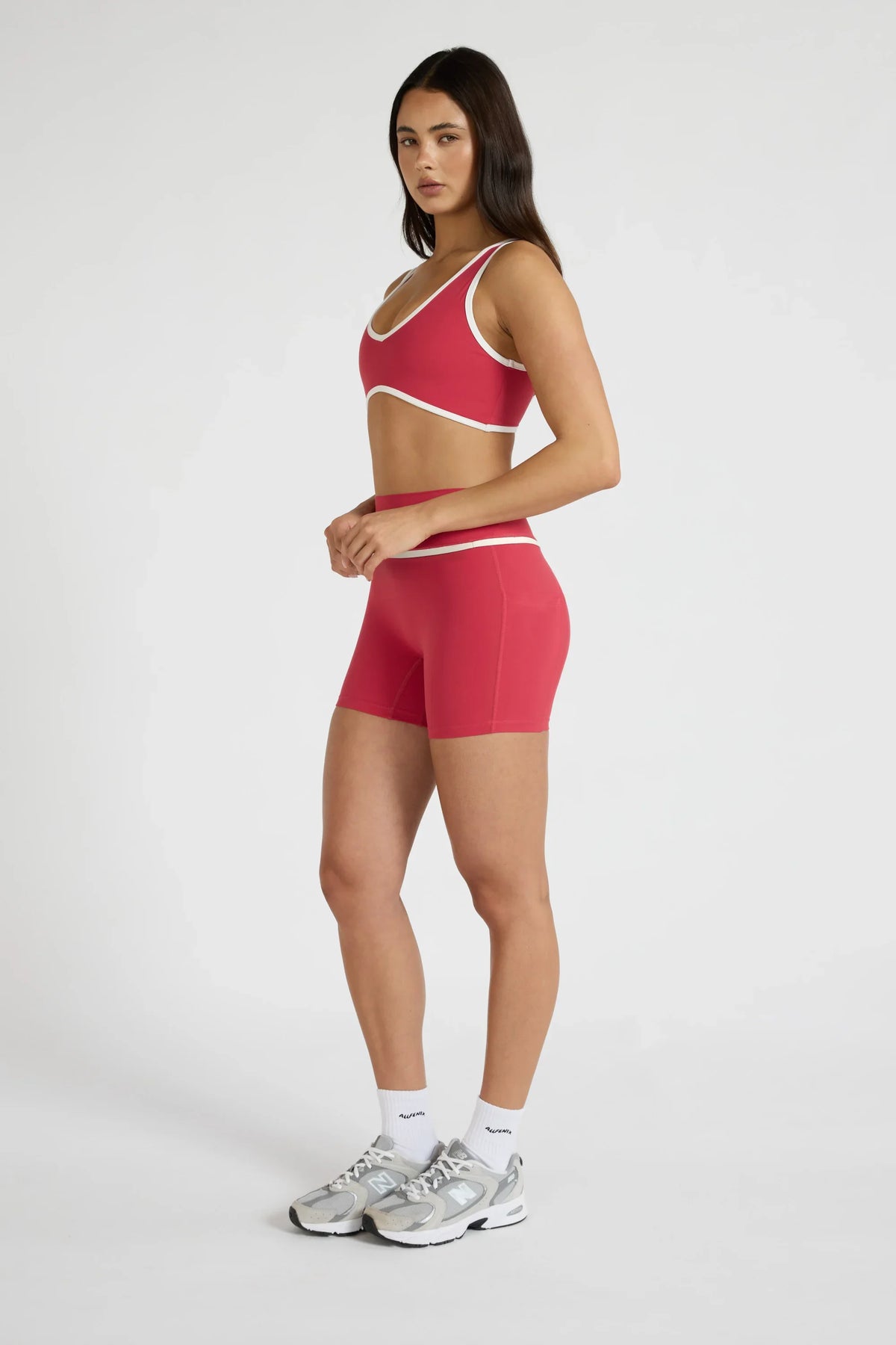 ALLFENIX CloudCore Contrast 5" Pocket Bike Short (Berry)