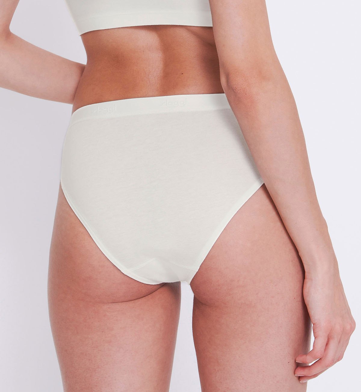 Triumph Sloggi Go Casual High Leg Brief (Silk White)