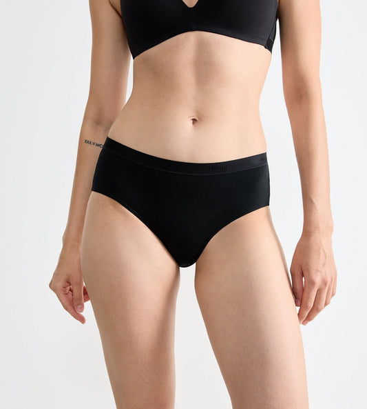 Image of Briefs. Productname: Triumph Sloggi Go Casual Midi Brief in Black colour by brand - Triumph