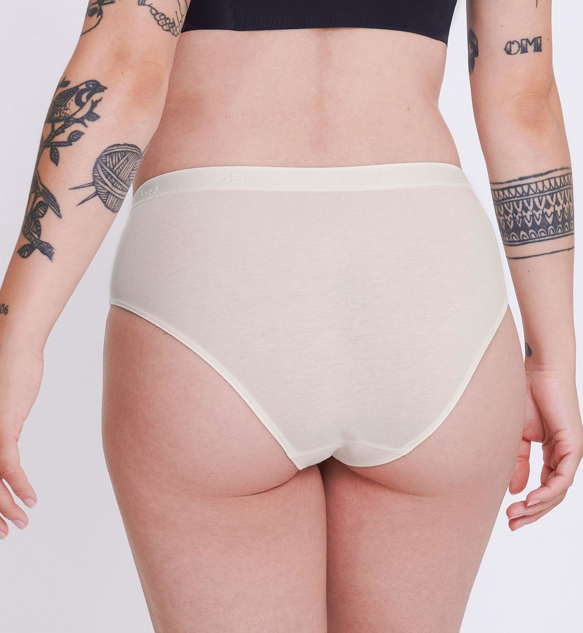Triumph Sloggi Go Casual Midi Brief (Silk White)