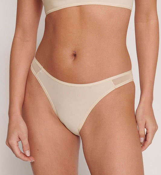 Image of Briefs. Productname: Triumph Sloggi Soft Adapt Tiny Tanga in Naturel colour by brand - Triumph