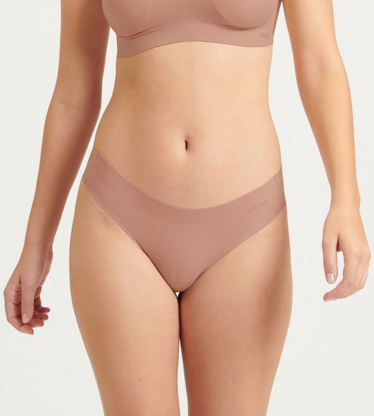 Image of Briefs. Productname: Triumph Sloggi Zero Modal 2.0 Hipstring in Cameo Brown colour by brand - Triumph