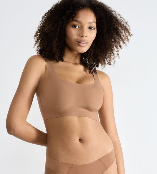 Image of Bras. Productname: Triumph Sloggi Zero Feel 2.0 Top in Nostalgic Brown colour by brand - Triumph