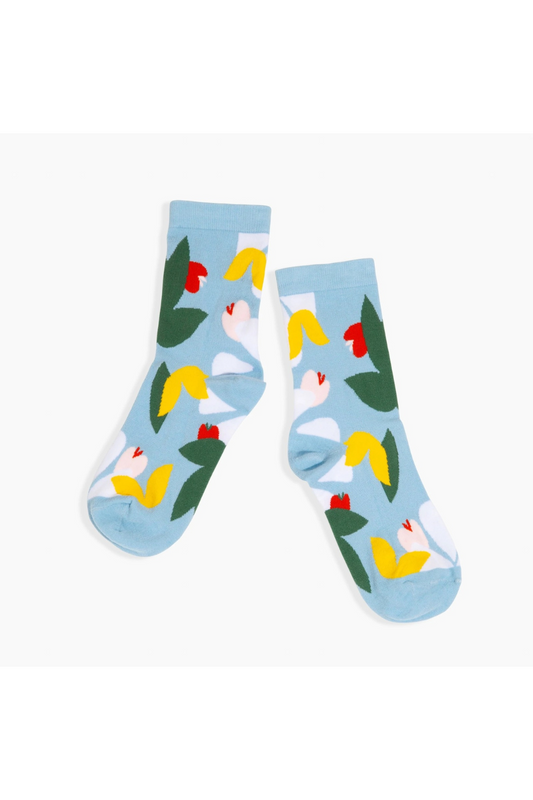 Image of Socks. Productname: Cotton Socks Flora in Flora colour by brand - Kabana