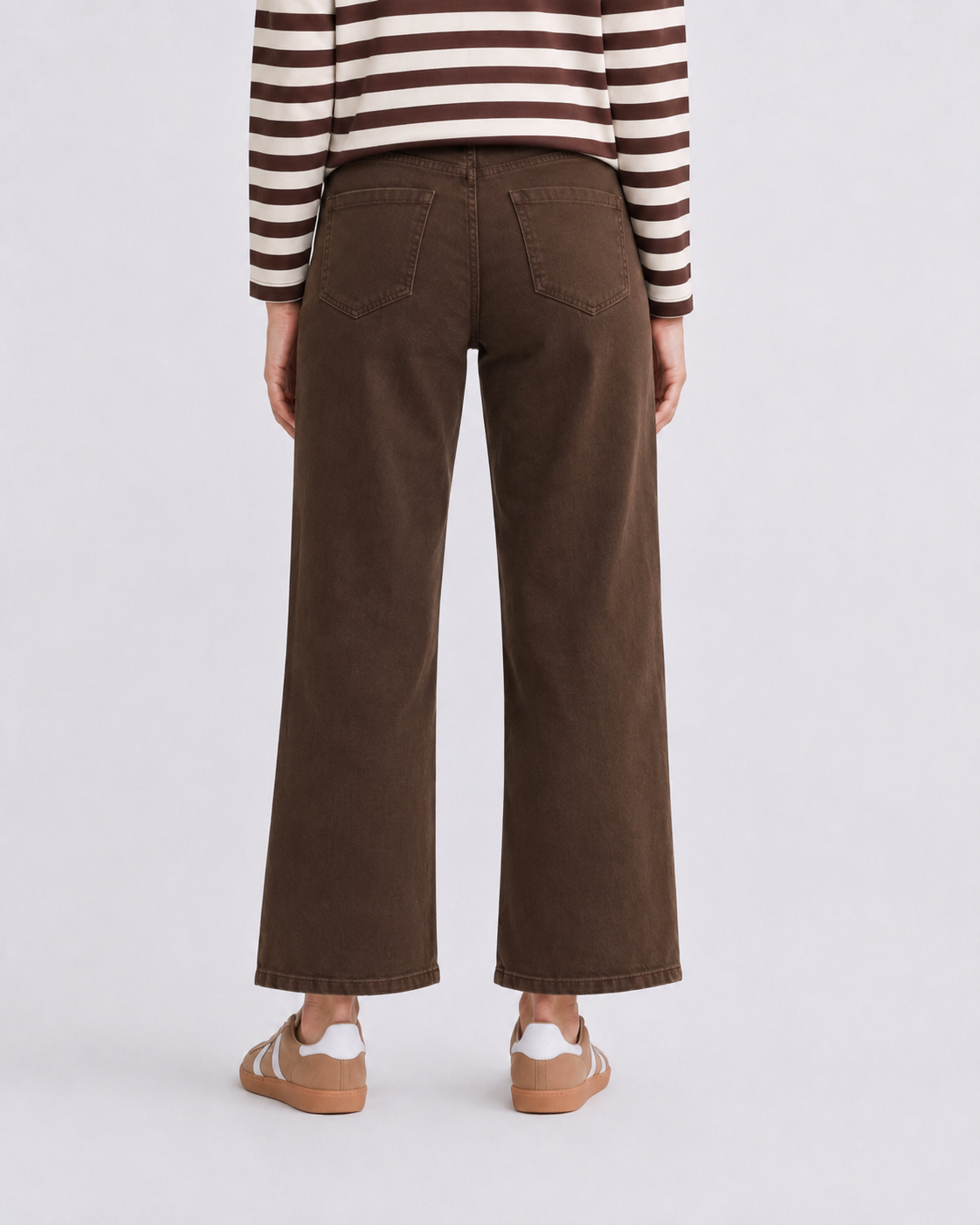 Country Denim Sophia Cropped Stretch Jean (Chocolate)