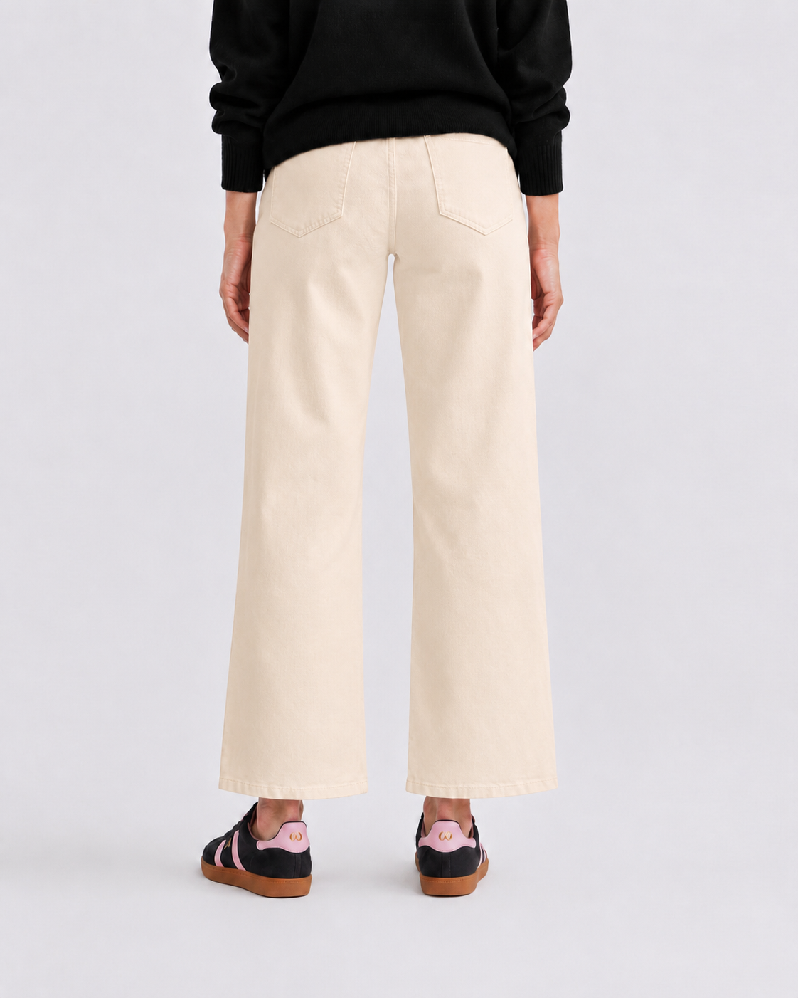 Country Denim Sophia Cropped Stretch Jean (Sand)