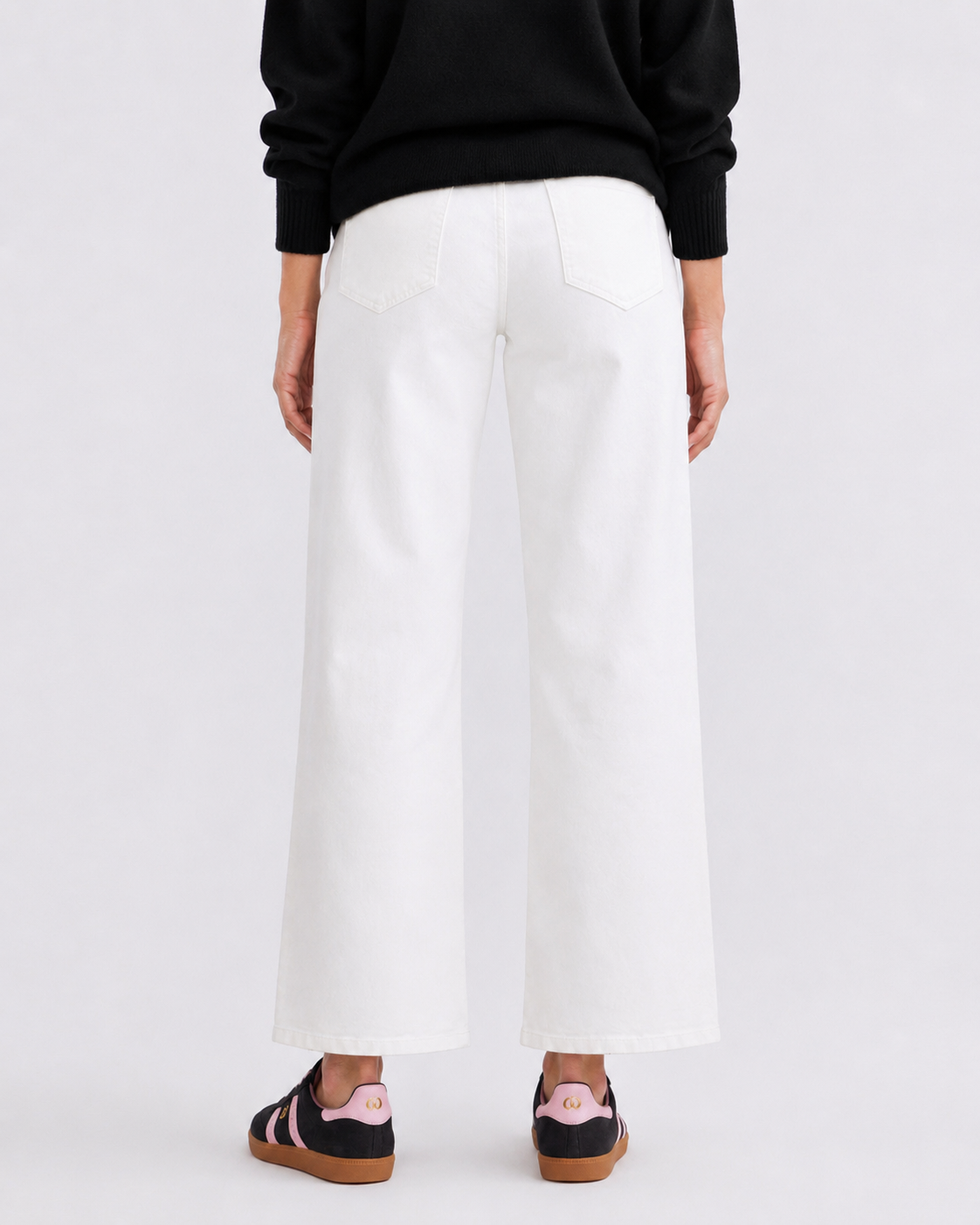 Country Denim Sophia Cropped Stretch Jean (White)